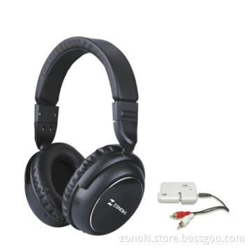 2.4G wireless headset use universal adaptor connect with PC/MP3/TV